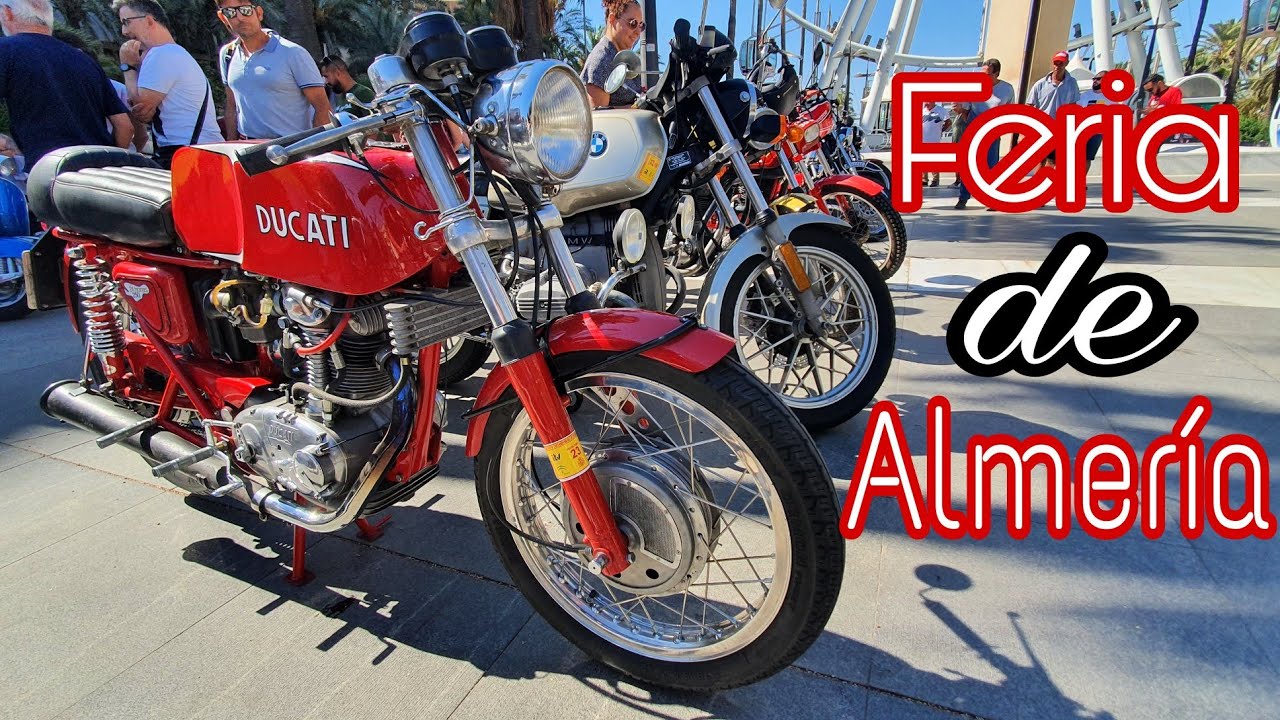 Old motorcycles || motos antiguas || feria de Almería 2022 4k