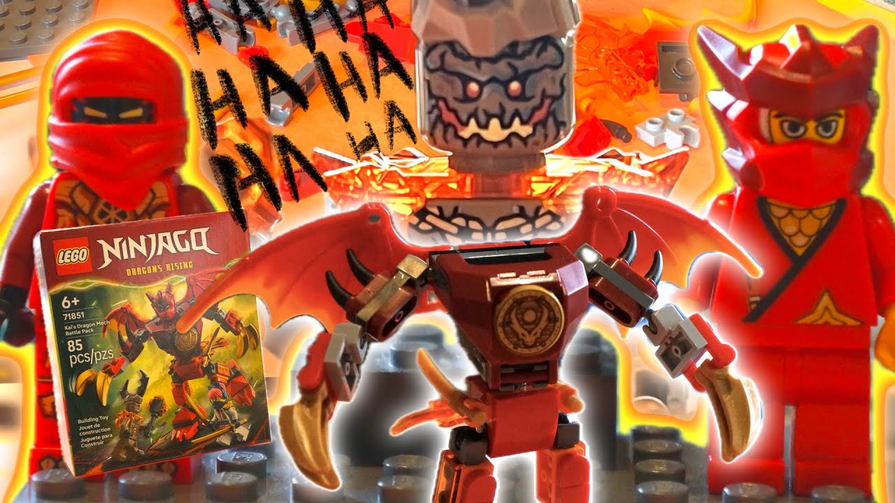NINJAGO - Kai's Dragon Mech - EARTH MONSTER - Ninja 2 Ninja