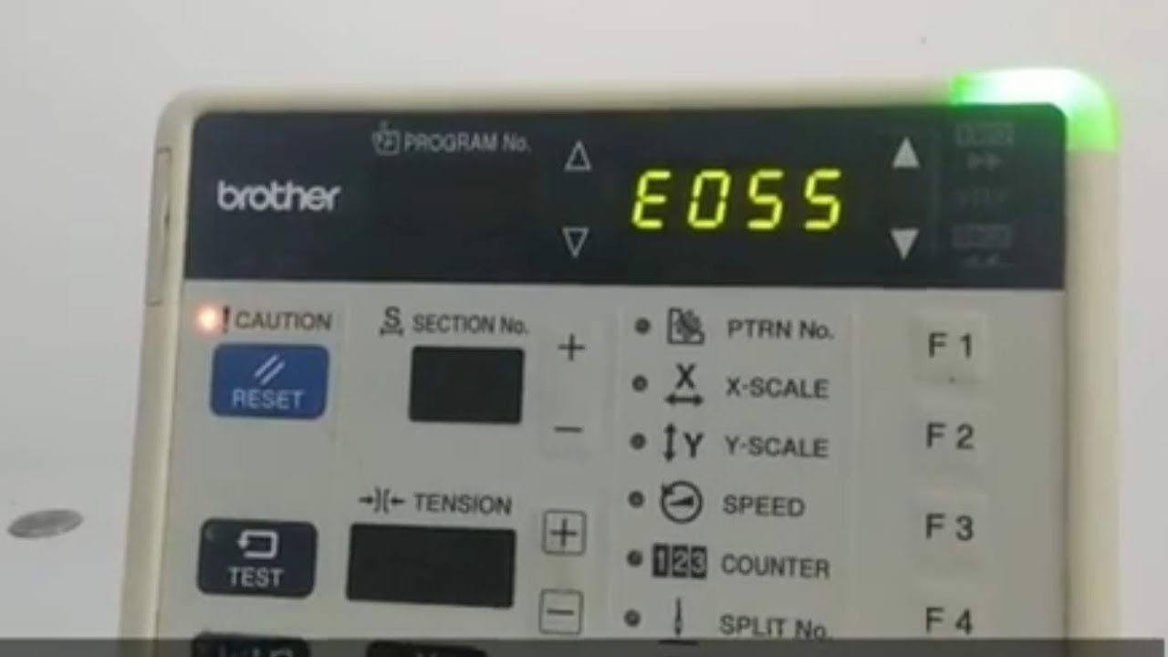 How To Fix E055: BROTHER KE430-F