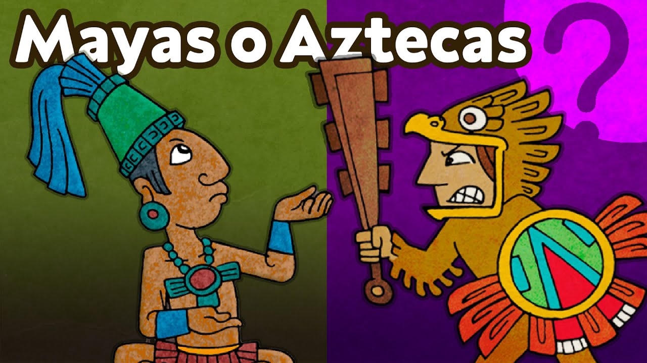 ¿Qué diferencia a los aztecas de los mayas?