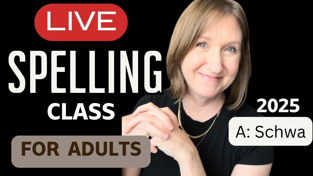 Learn to Spell FAST for Adults [LIVE] 2025 Learn Spelling with April McMurtrey | #english | Phonics