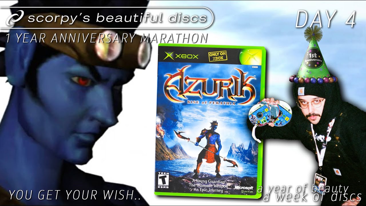 Azurik: Rise of Perathia (Xbox) & SURPRISE DISC - SCORPY'S BEAUTIFUL DISCS #52