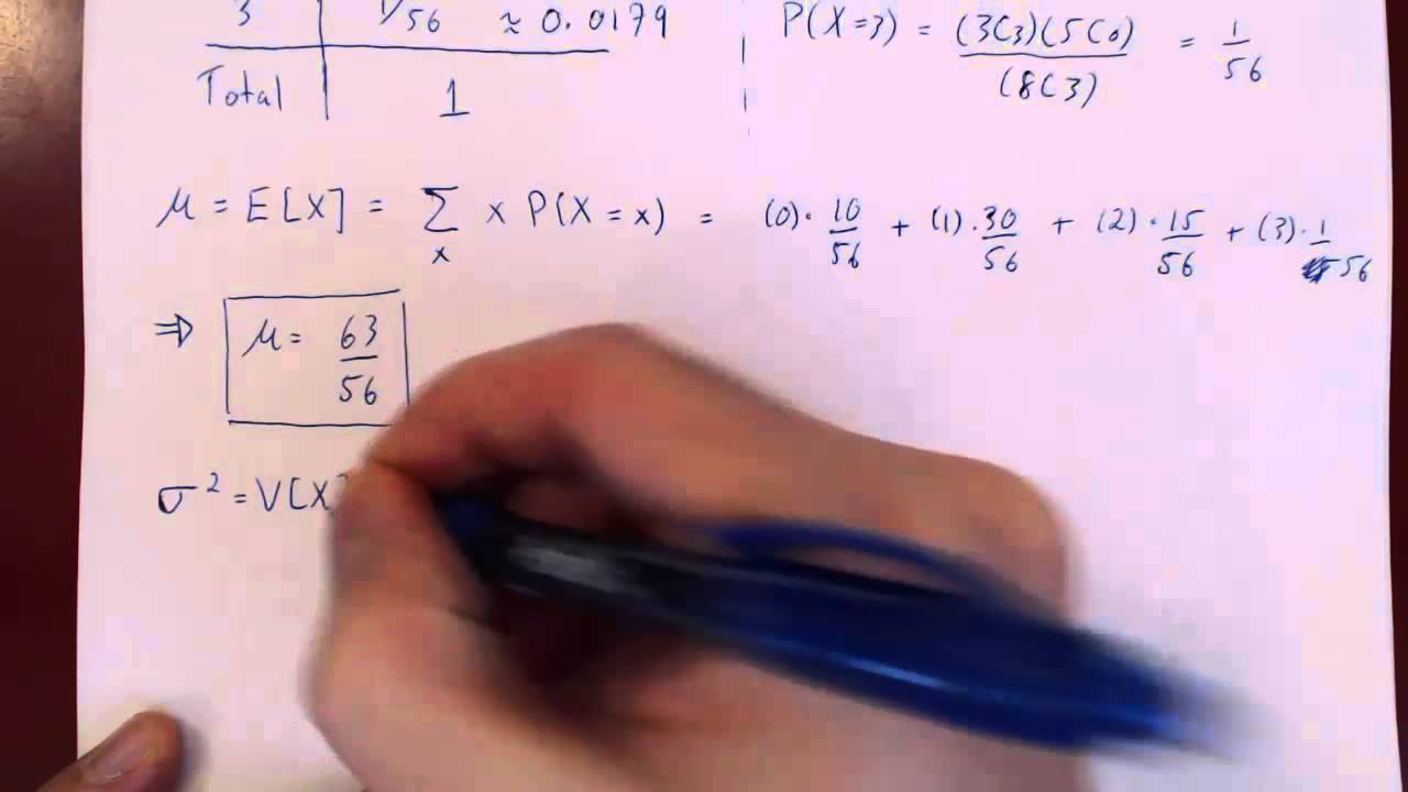 Discrete Random Variables - Example