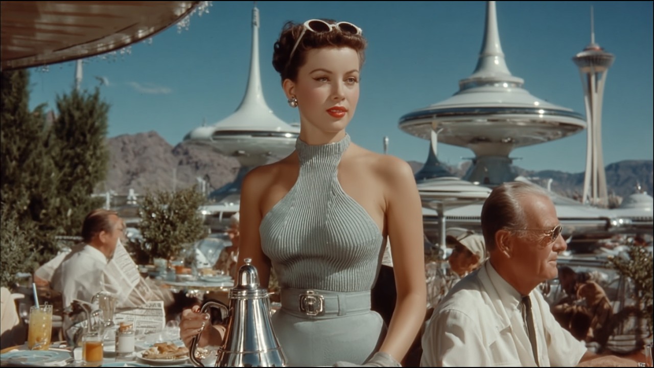 Come a Little Closer &mdash; A 1950s Retrofuturistic Jazz Mood