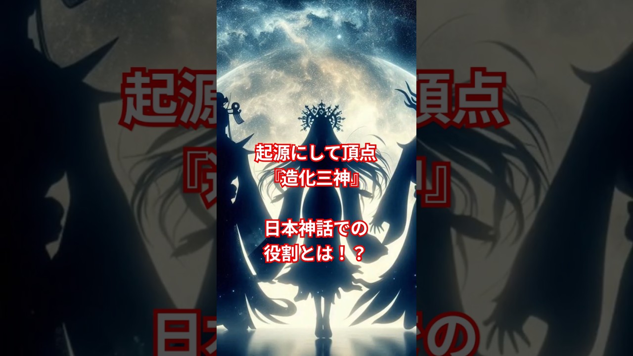 日本神話で造化三神が果たす役割とは！？〜すべては無から有を創り出すことから始まる〜#日本神話 #日本の神様 #造化の三神