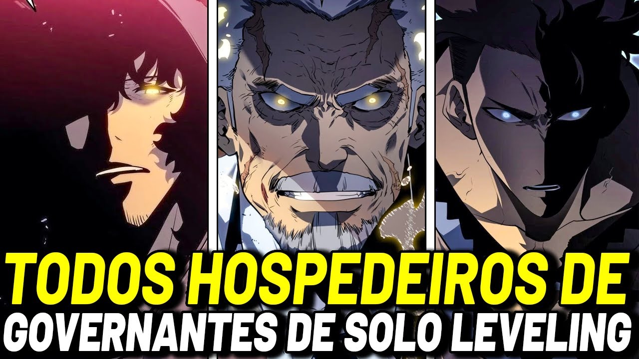 TODOS OS CAÇADORES QUE POSSUEM PODERES DIVINOS EM SOLO LEVELING (hospedeiros de governantes)