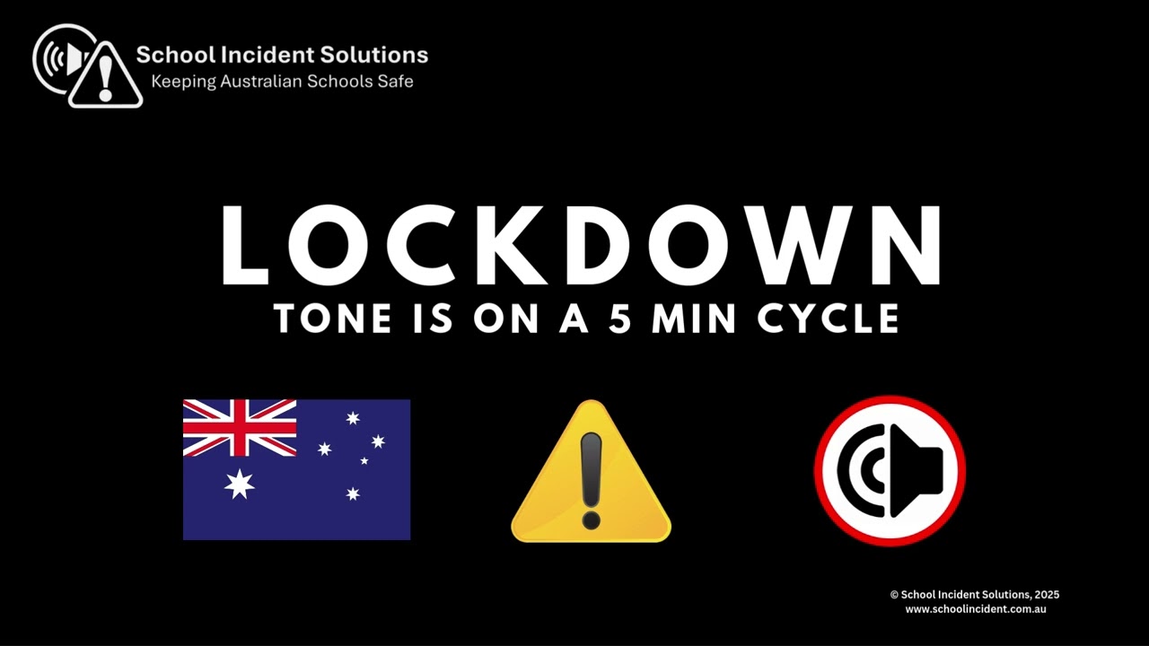 Australian - Lockdown Alarm Tone, 2025 (5 min)