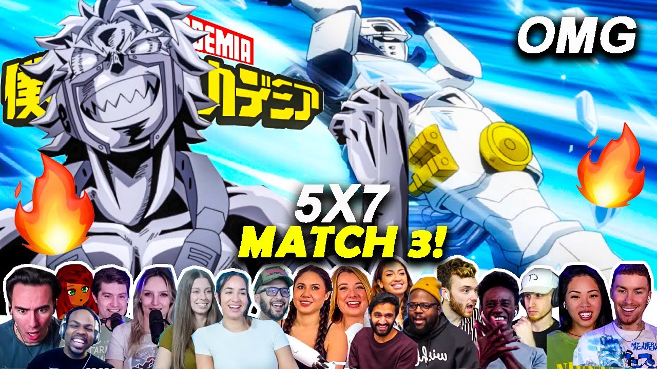 OMG! Match 3!!😲🦿 My hero Academia Episode 5X7 Reaction Mashup