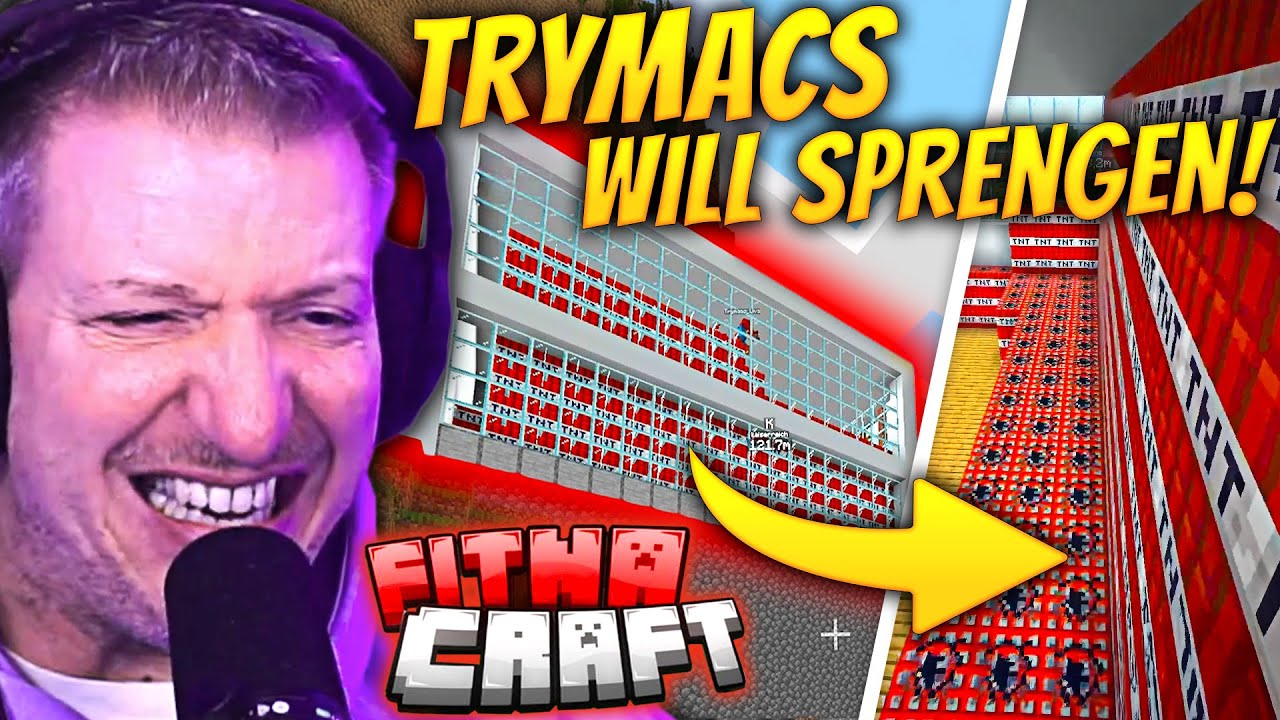 ICH HABE 7 STUNDEN ein HAUS GEBAUT😭😱 JETZT will TRYMACS SPRENGEN🧨💥 | SCHRADIN bei FITNACRAFT #4