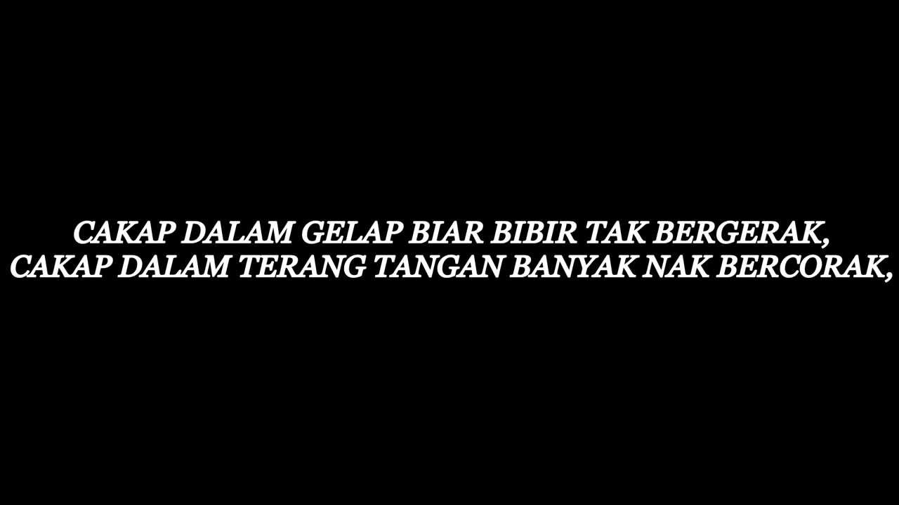 CAKAP DALAM GELAP
