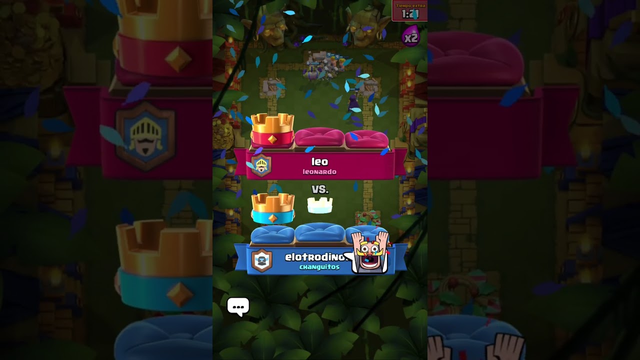 Jugando clash artesanal