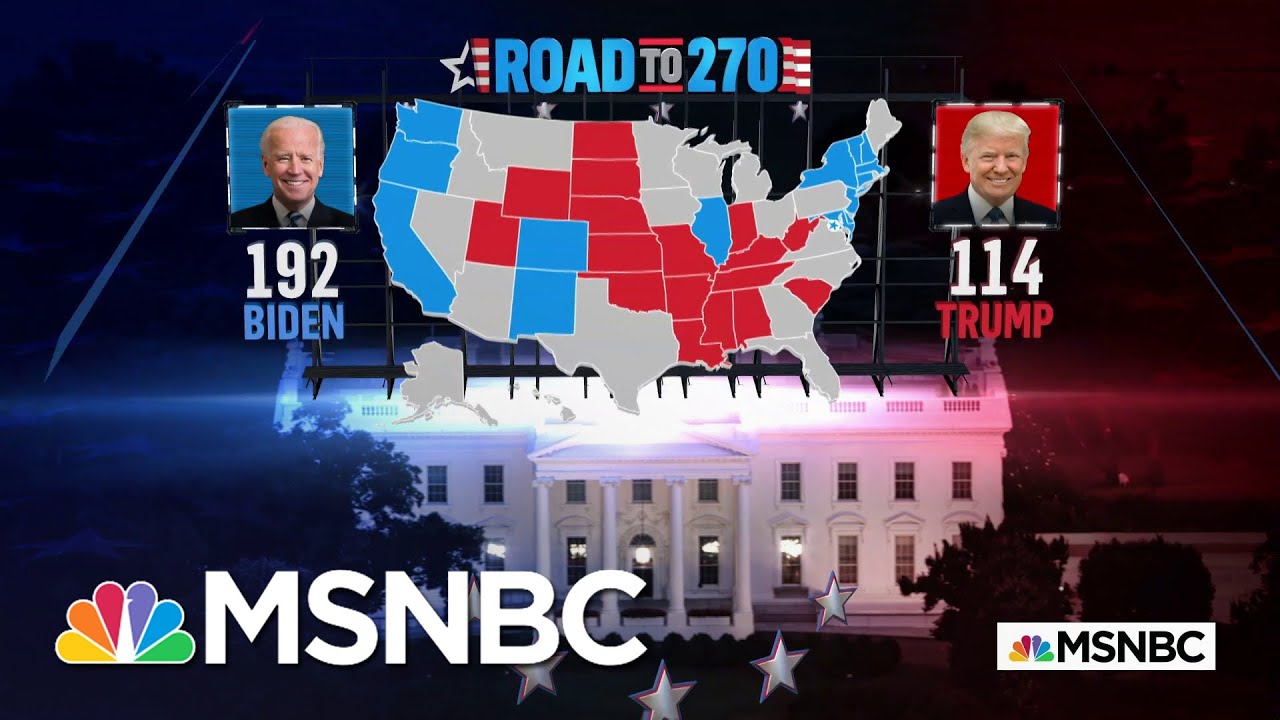 Biden Wins California, Oregon, And Washington, NBC News Projects | MSNBC