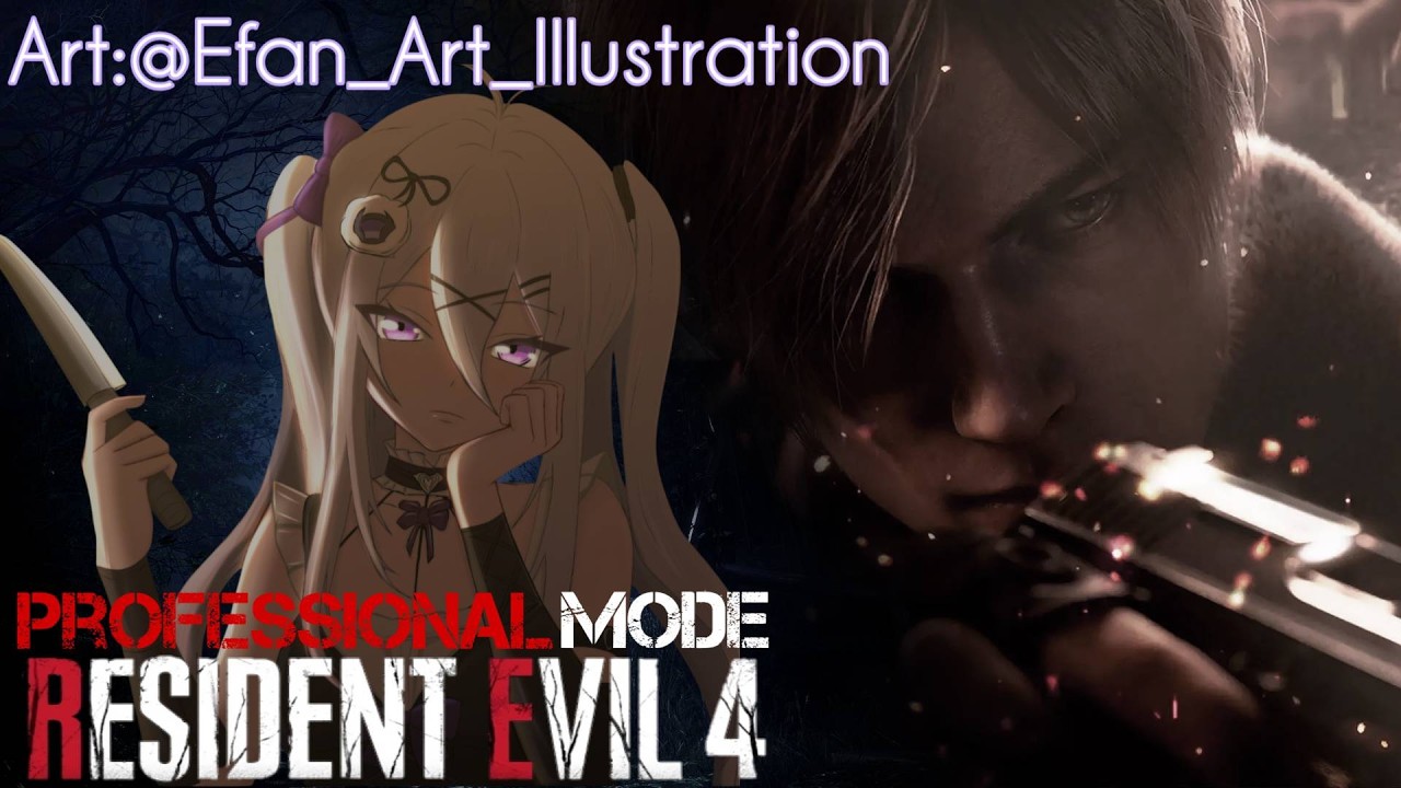 Leon jalan, tapi vertical  - Zee Zweihänder - Resident Evil 4 Remake [Professional Mode] Part 3