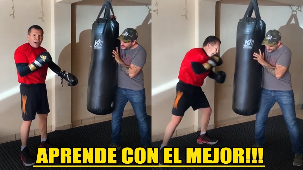 Clases de boxeo con Julio César Chávez 