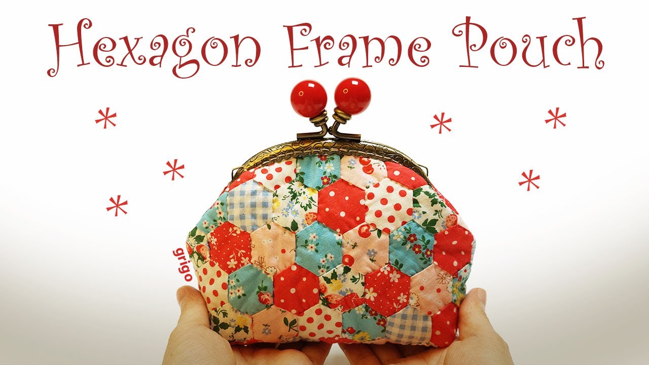 [퀼트] 헥사곤 프레임 파우치 _ Hexagon Frame Pouch