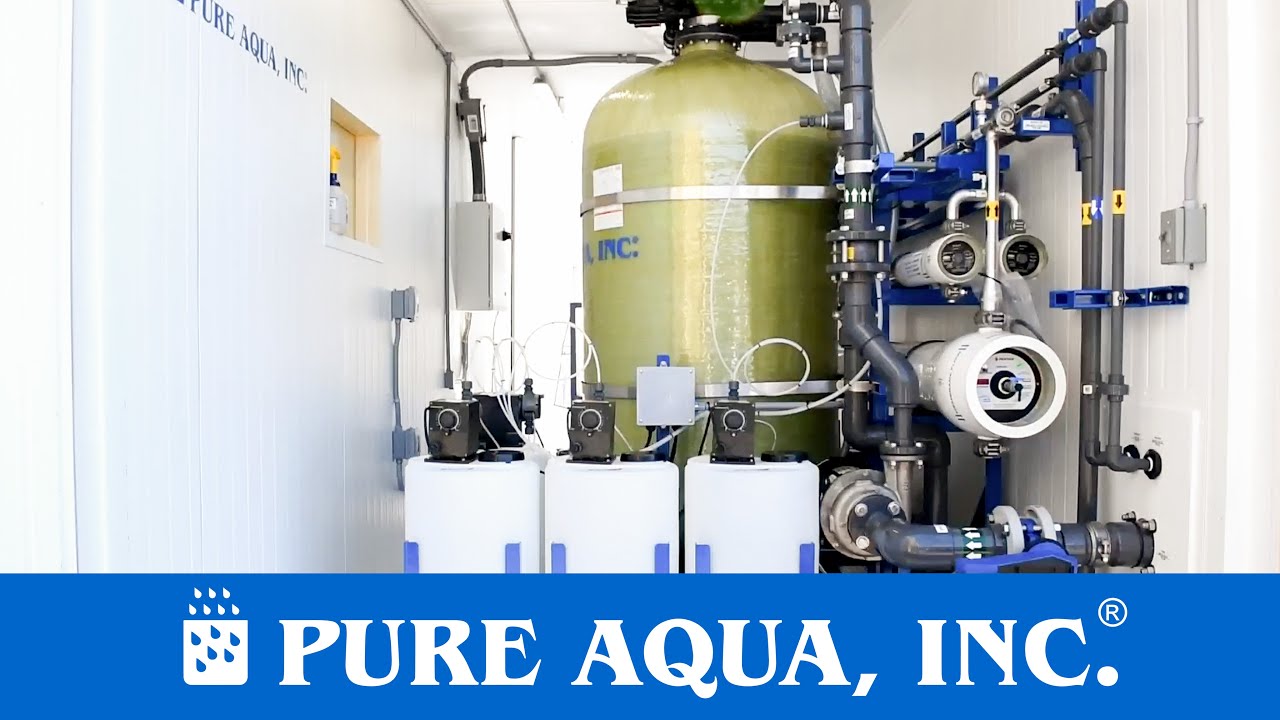 Custom Designed Containerized RO System | Bahamas | 10,000 GPD | www.pureaqua.com