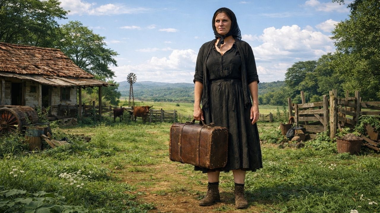 HUNILHADA  NO TESTAMENTO ELA HERDOU APENAS UMA PEQUENA TERRA...O QUE ELA FEZ SURPREENDEU A TODOS