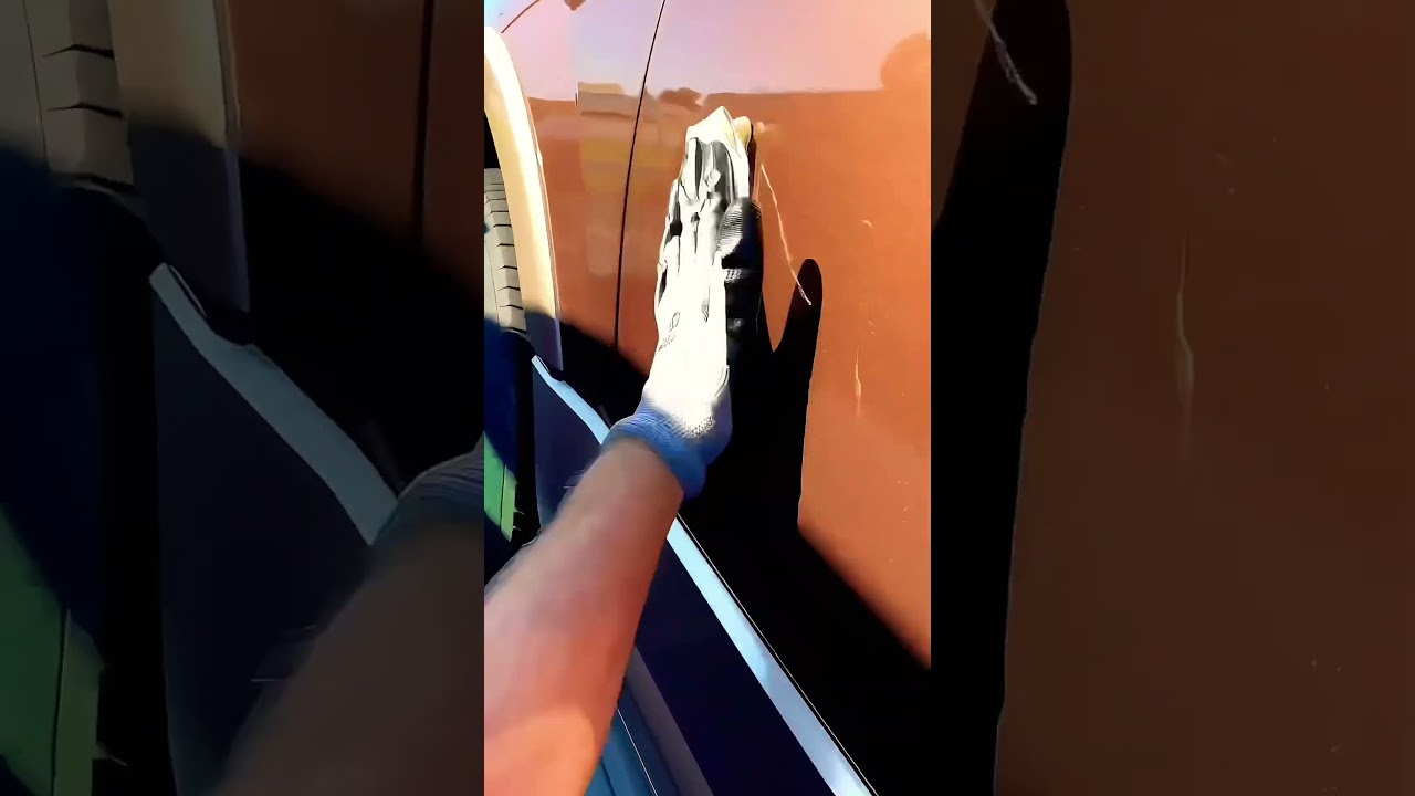 COST EFFECTIVE ALTERNATIVE TO FIX PAINT DAMAGE ON YOUR CAR! 👏🏽 #paintrepair #cars #detailing #diy