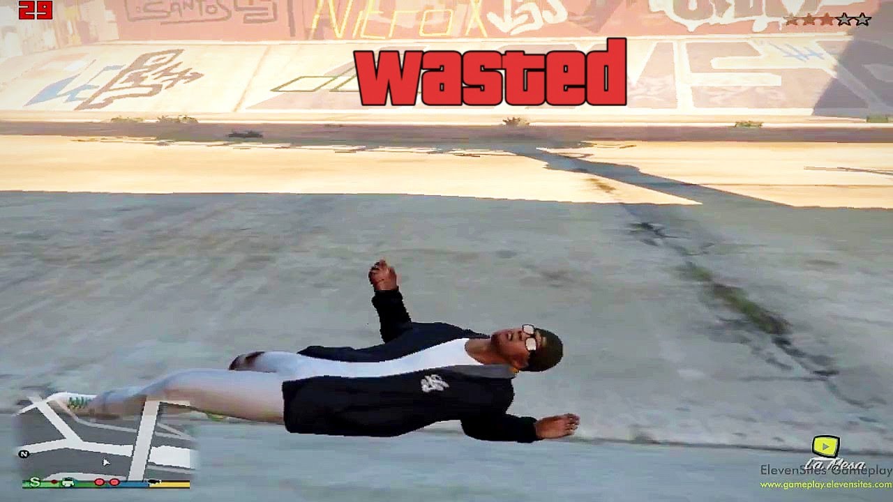 GTA 5 Wasted Gameplay | GTA V Wasted | GTA Wasted compilation | Wasted Part 1
