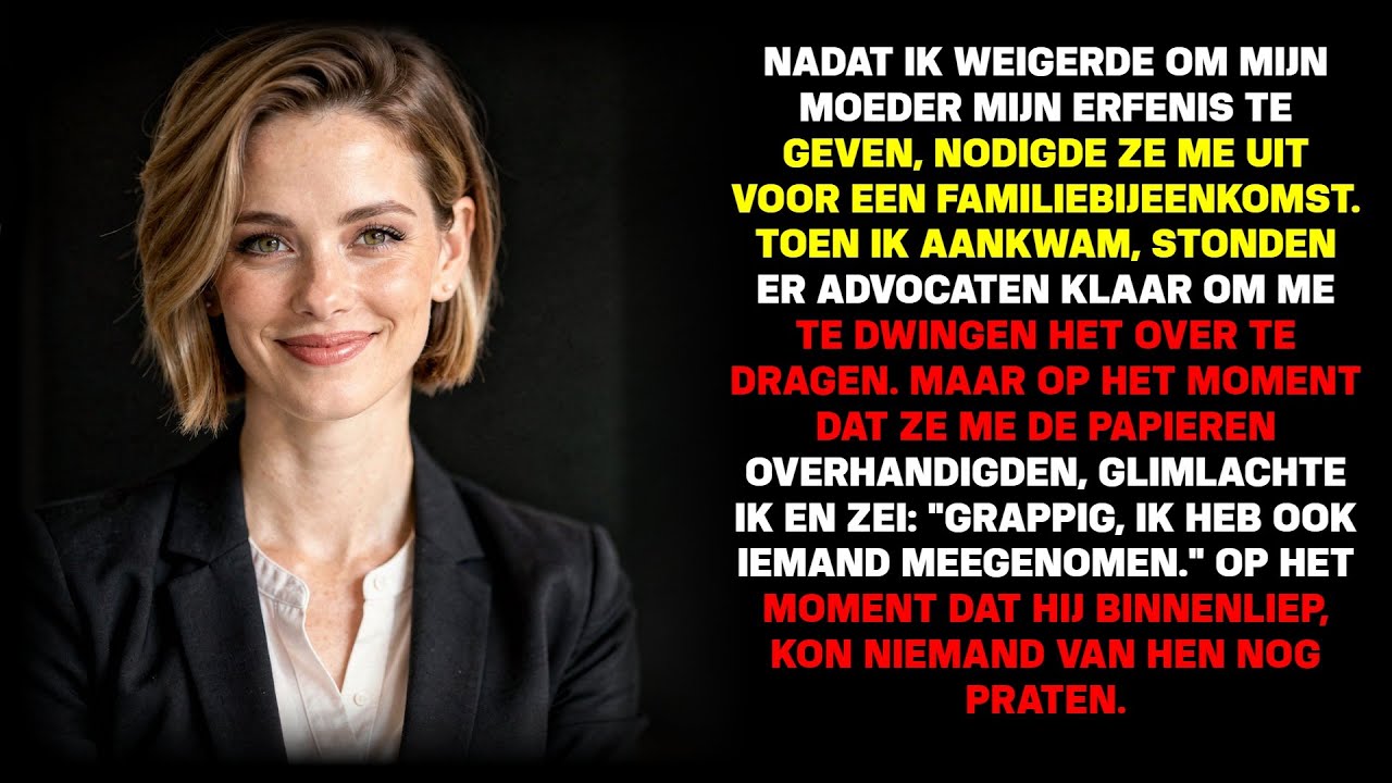 Ik weigerde mijn erfdeel te geven, ze riepen me naar familie vergadering – Ik kwam met...