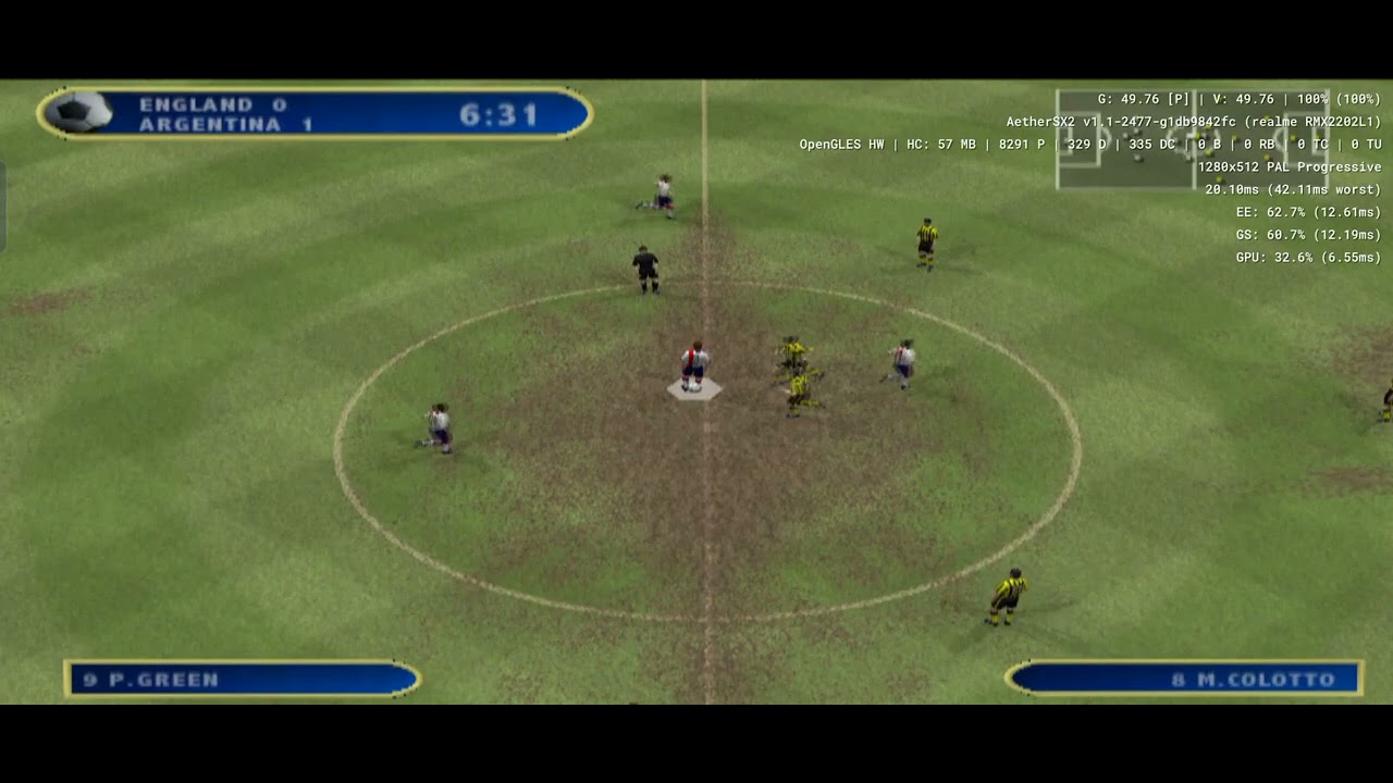 Sven-Goran Eriksson's World Challenge - Aethersx2 Android PS2 Emulator SD888 Realme GT