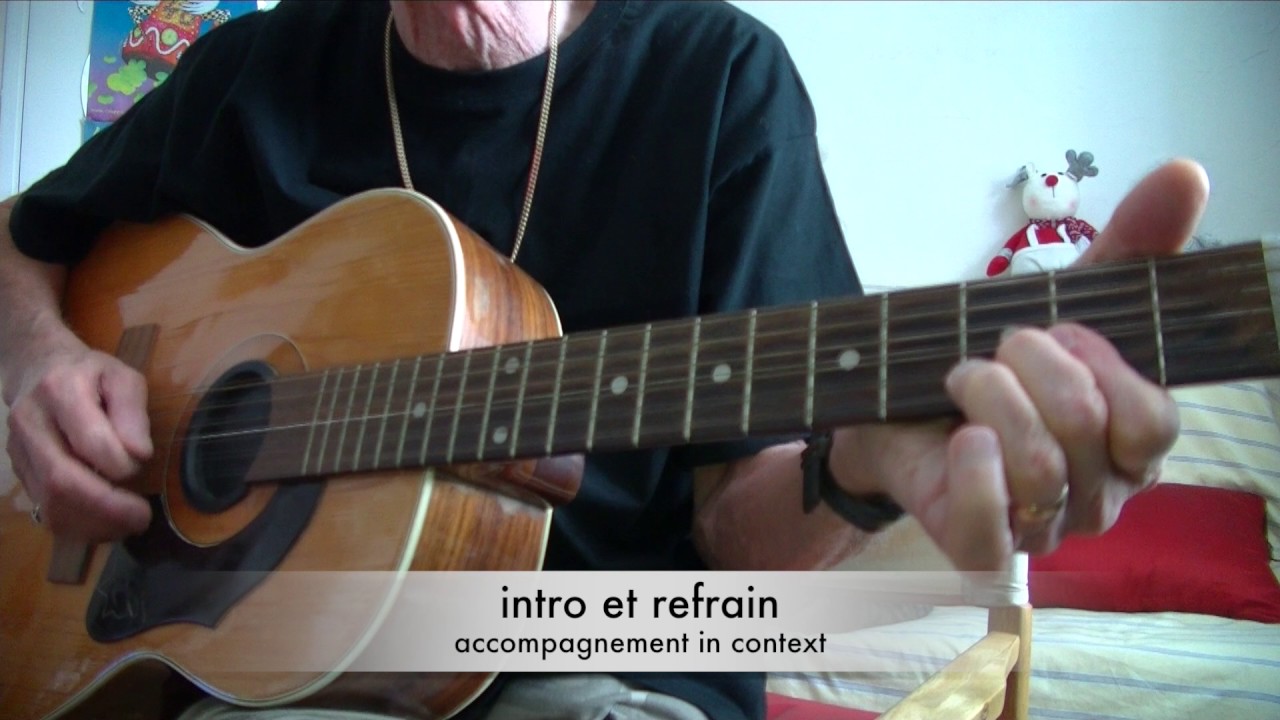 N° 270 - tuto guitare - j'ai pleuré sur ma guitare - johnny hallyday