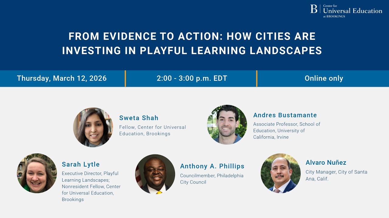 From evidence to action: How cities are investing in playful learning landscapes
