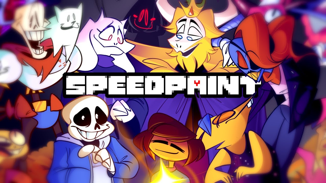 an UNDERTALE 7th Anniversary Speedpaint