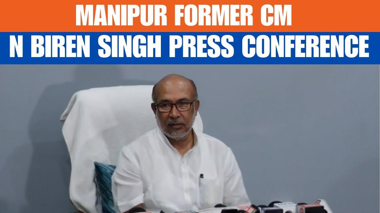 LIVE : Manipur : What Former Manipur CM N Biren Singh Says After Meeting Governor Ajay Kumar Bhalla
