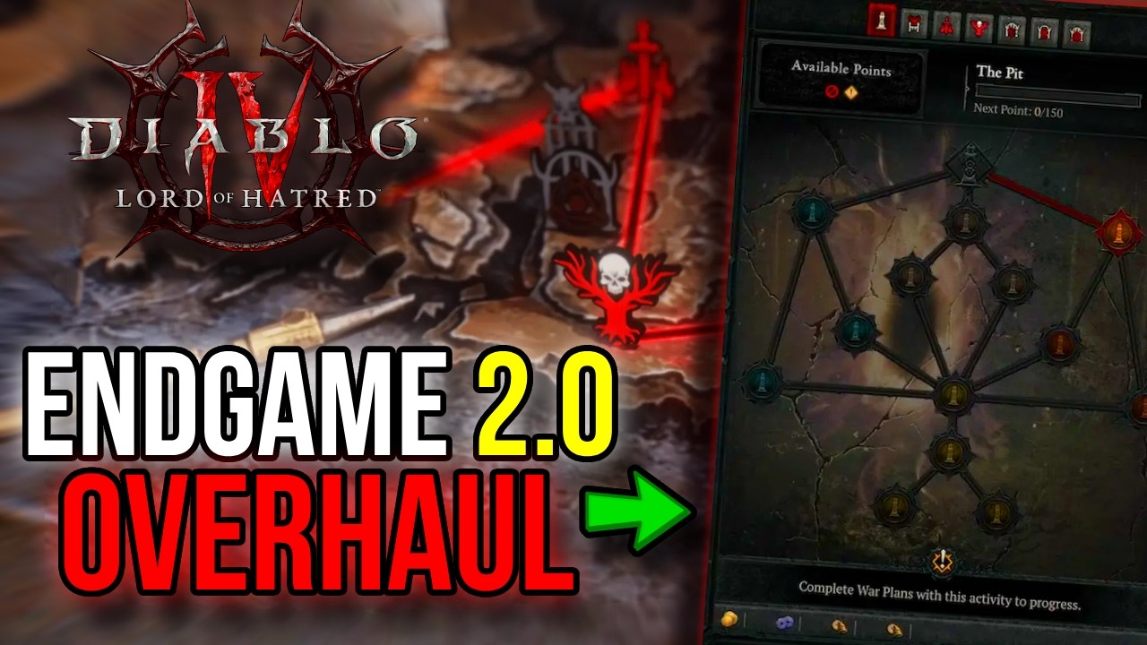 Diablo 4: Эндгейм 2.0? Военные планы, фильтр добычи, 70-й уровень и режим «Мучения V» — объяснение.