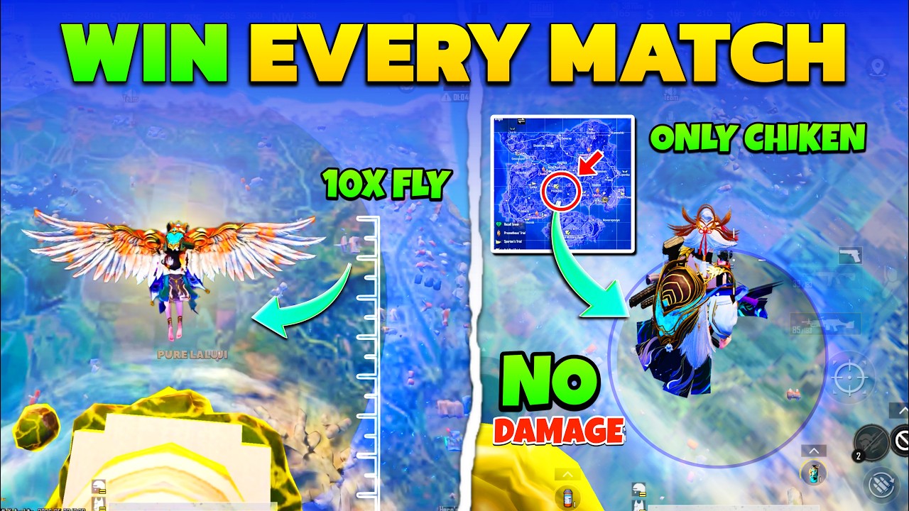 🔥BGMI New 4.4 Update Glitch | Free Chicken Dinner Trick | BGMI 4.4 Update