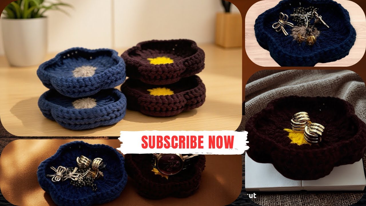 3 in 1 crochet coaster tutorial #crochet#diy#coaster 