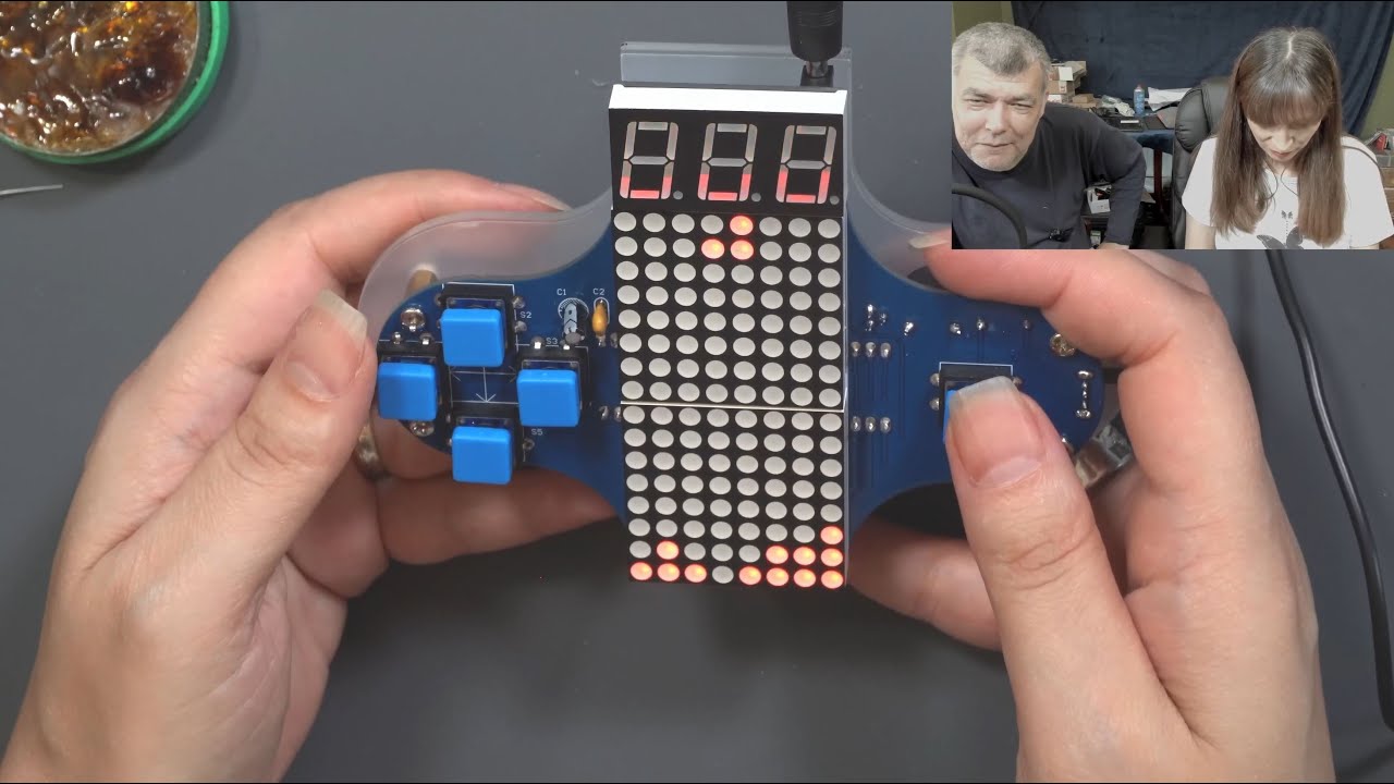 DIY Game console kit - Lesson 2 - Learning electronics with Diana