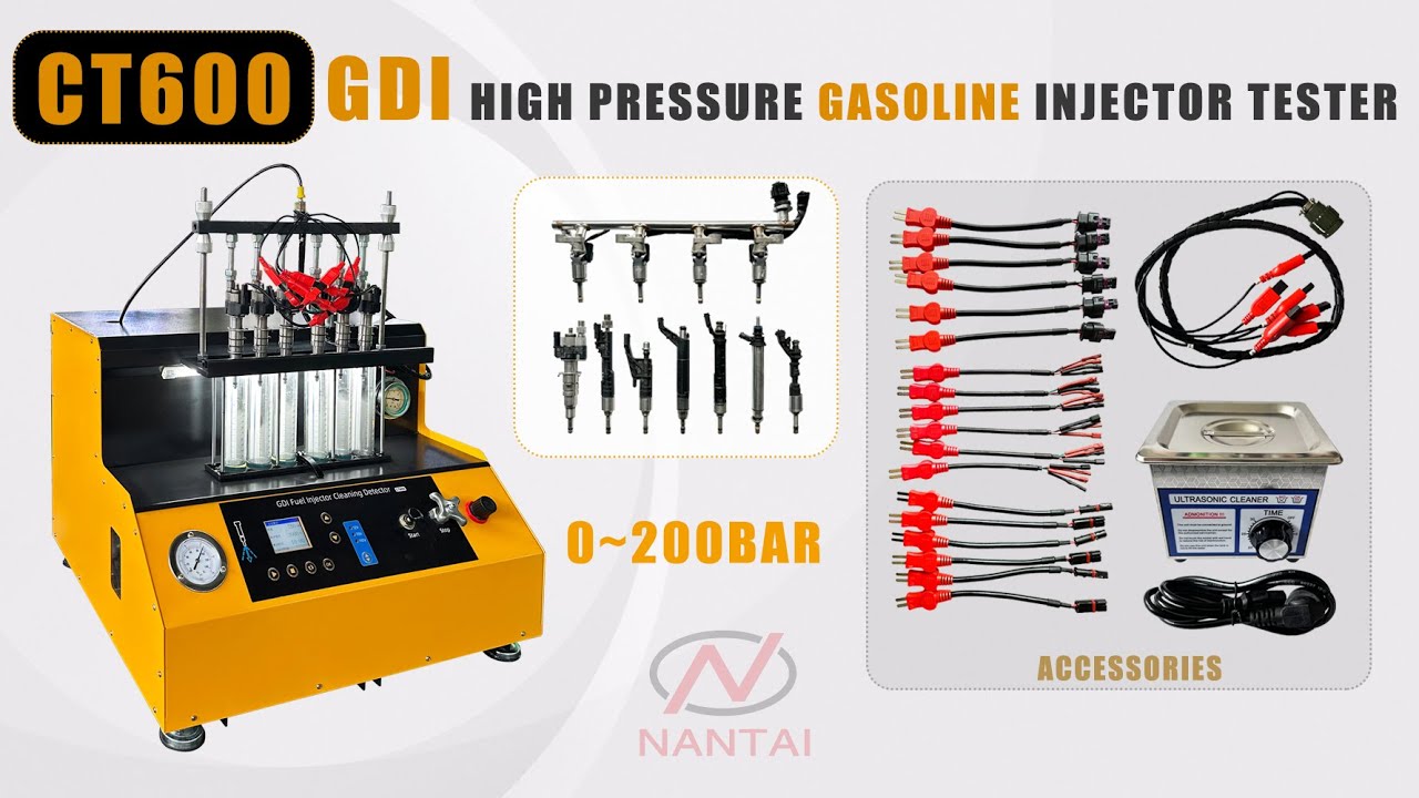 NANTAI CT6000 GDI High Pressure Gasoline Injector Tester Which Can Achieve 0~200bar GDI Tester Lynn