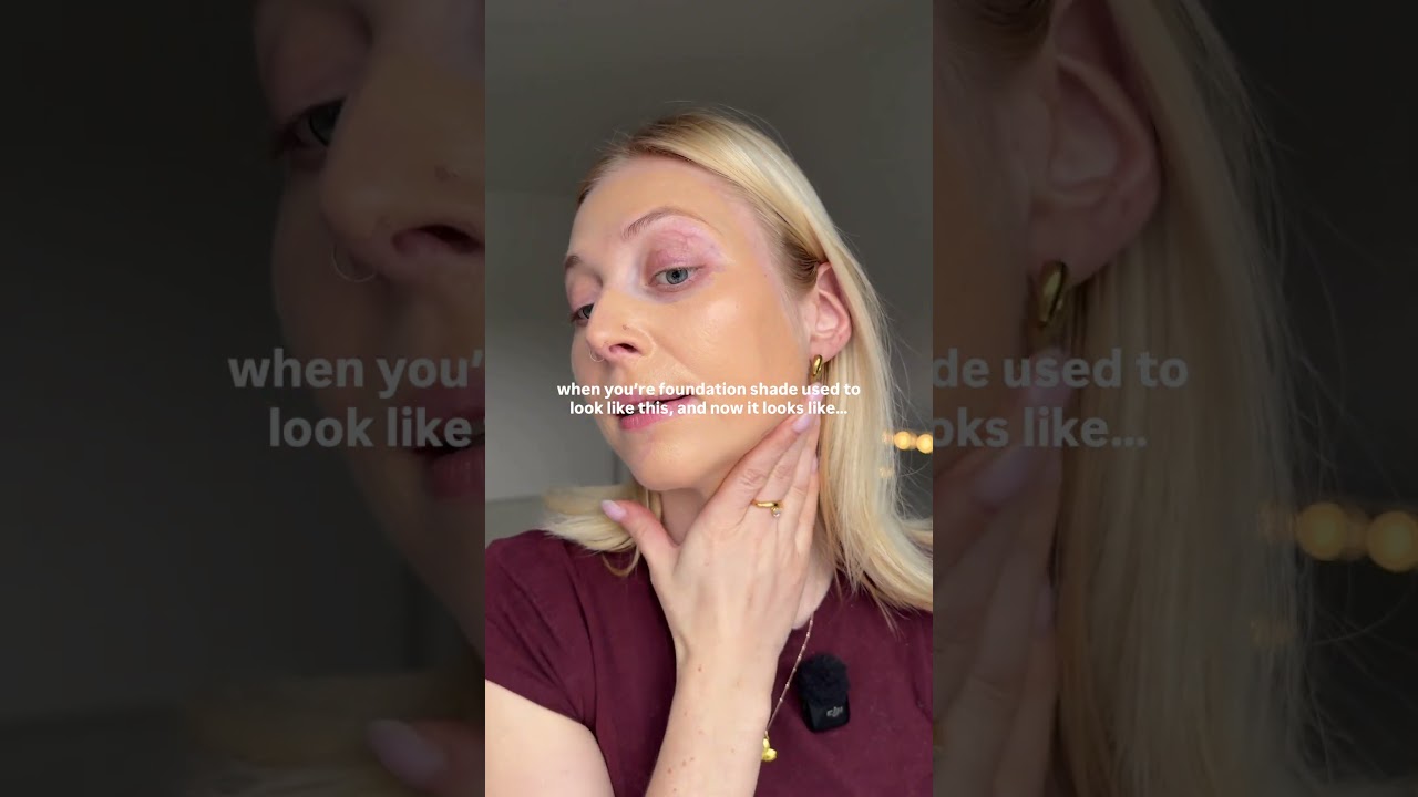 Breaking up with fake tan was the best thing! 🔗 to foundation below ⬇️ 