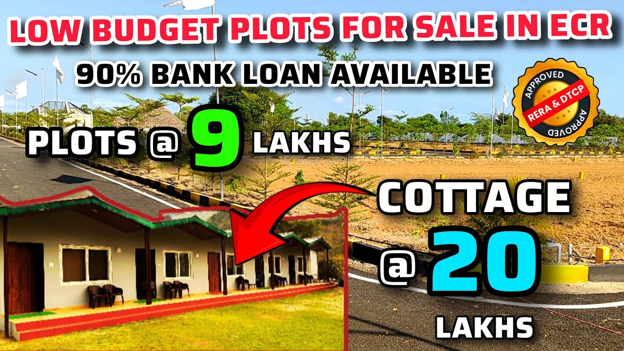 ECR plots for sale @ 9 lakhs | low budget plots for sale in ecr | cottage for sale in ecr