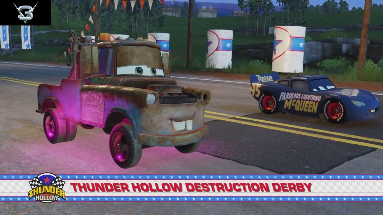 Cars 3: Driven to Win | Stunt Showcase with Tow Mater