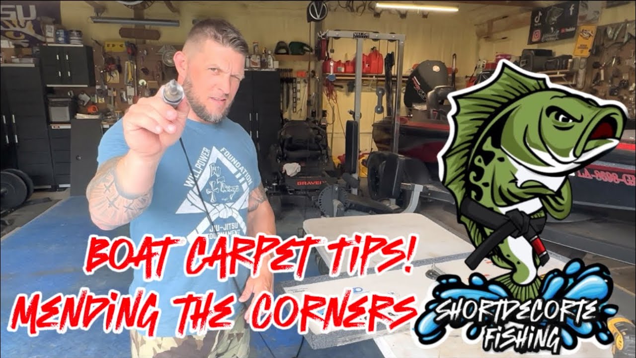 Boat Carpeting Tip | Mending the Corners | DIY | Carpet | Restoration | Fishing | Trick
