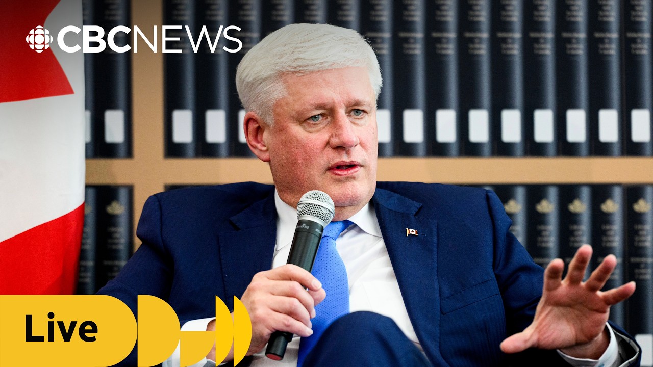 Former PM Harper speaks at investment summit