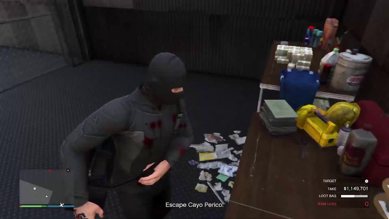 Gta5 online PS5 Cayo Perico complet