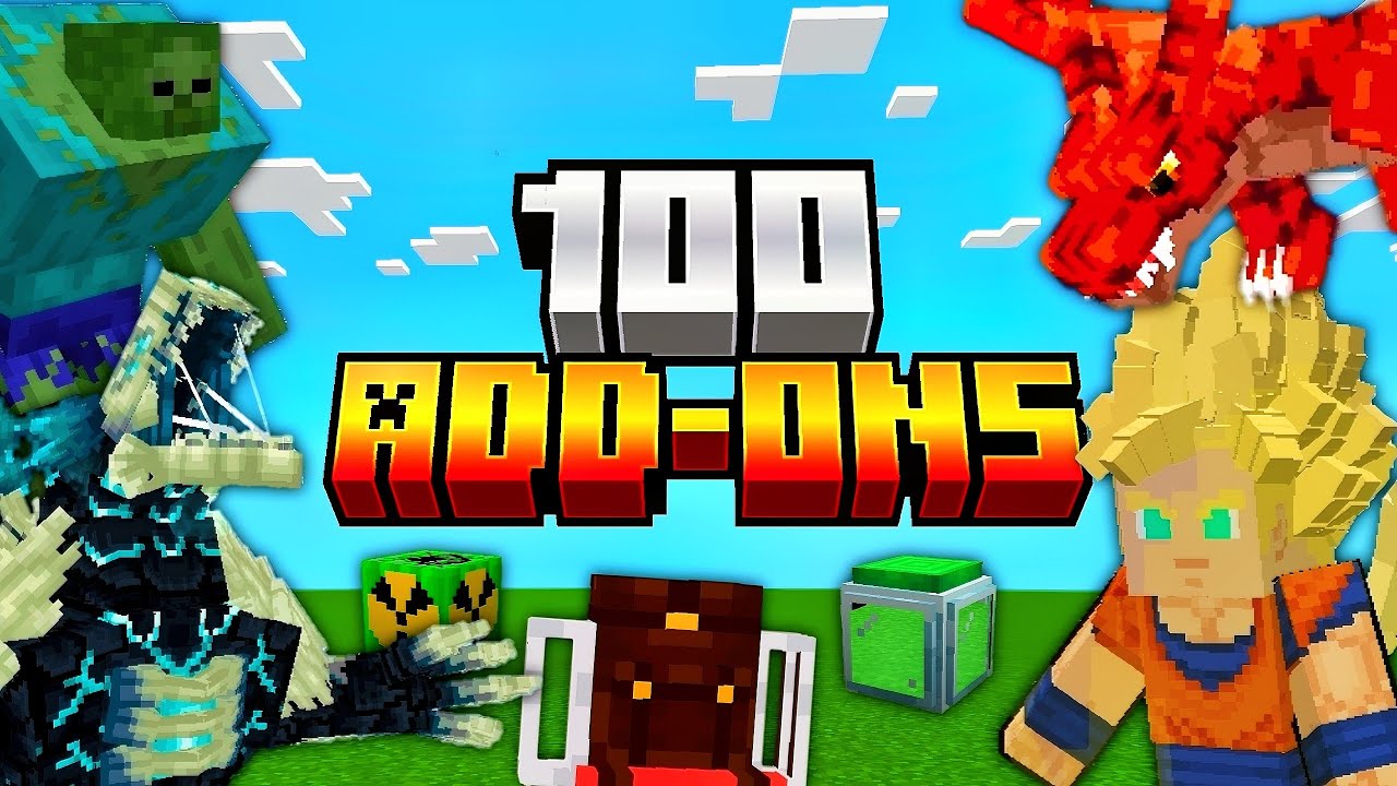 LOS 100 MEJORES ADDONS [MODS] SURVIVAL Para Minecraft PE/Bedrock 1.21+ | Pack de Addons para MCPE