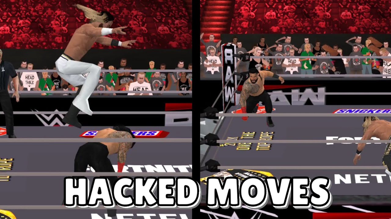 Hacked Moves Preview - WWE 2K25 v1.4 PSP By HADY Modder
