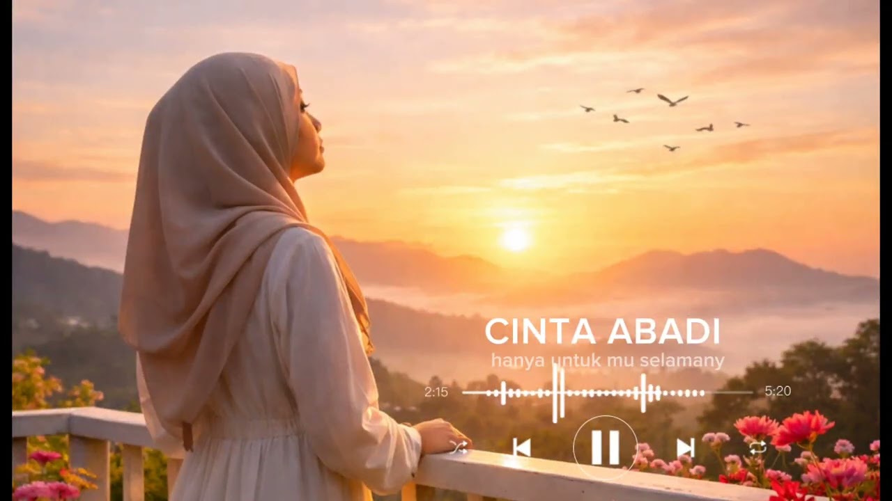 Cinta Abadi di Pagi Hari 🌅 | Wanita Hijab Menatap Langit Penuh Harapan
