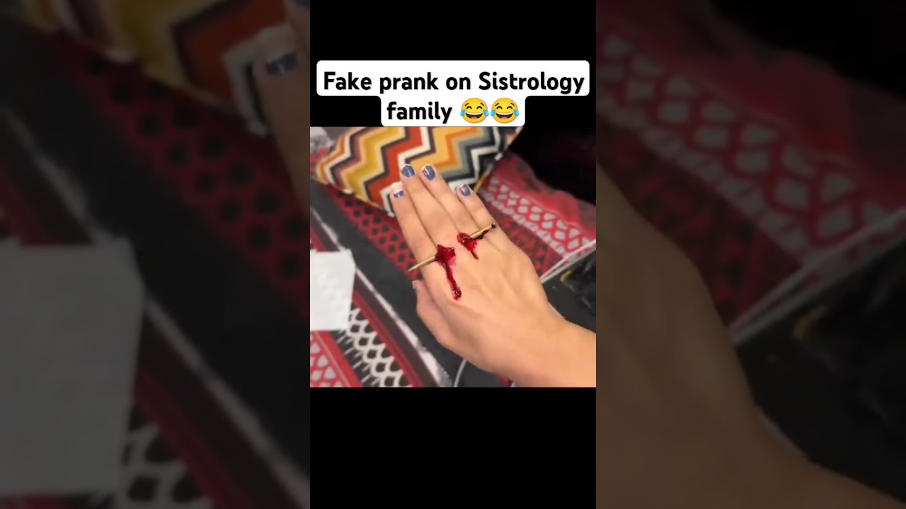 Fake prank on family 🤣🤣, Sistrology new vlog #sisterology #happiness #love #sister