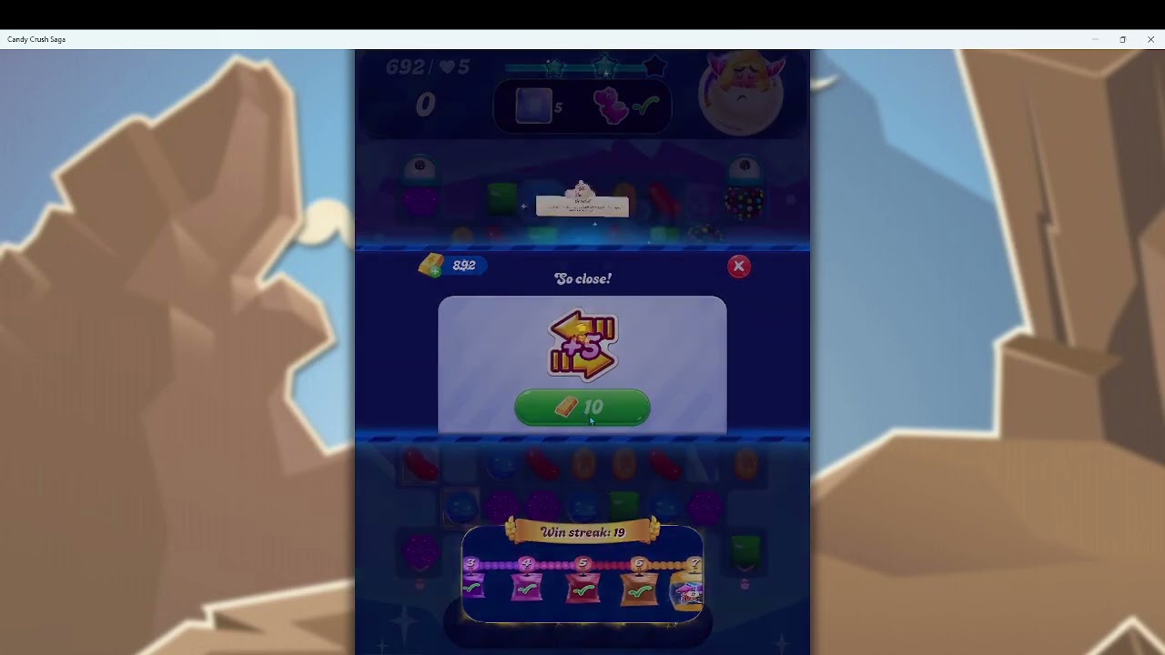 Candy Crush Saga Nightmare Level 692 Completed | F2P Strategy Audio Talkthrough