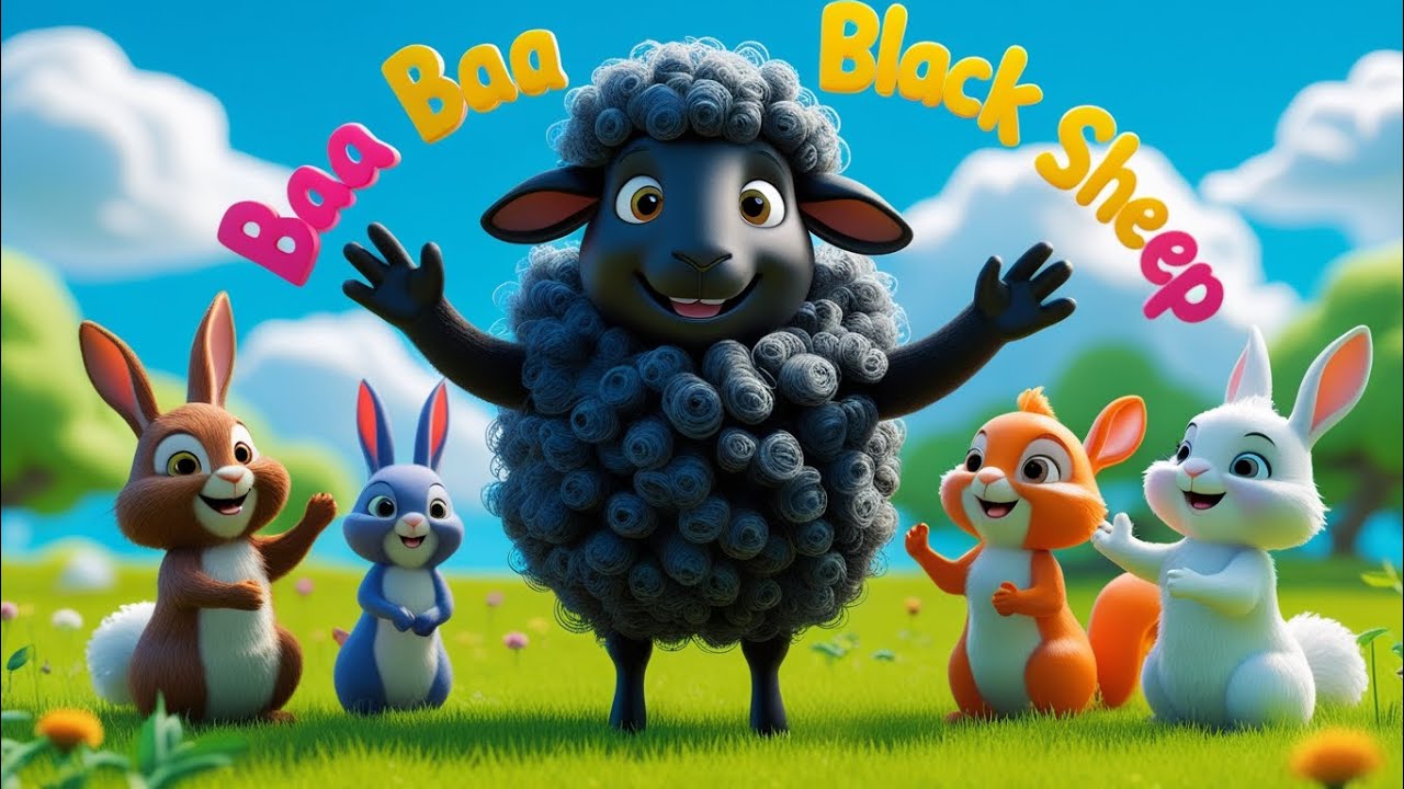 Baa baa black sheep poem for kids| Nursery rhymes and kids songs @kingdomofkids914 