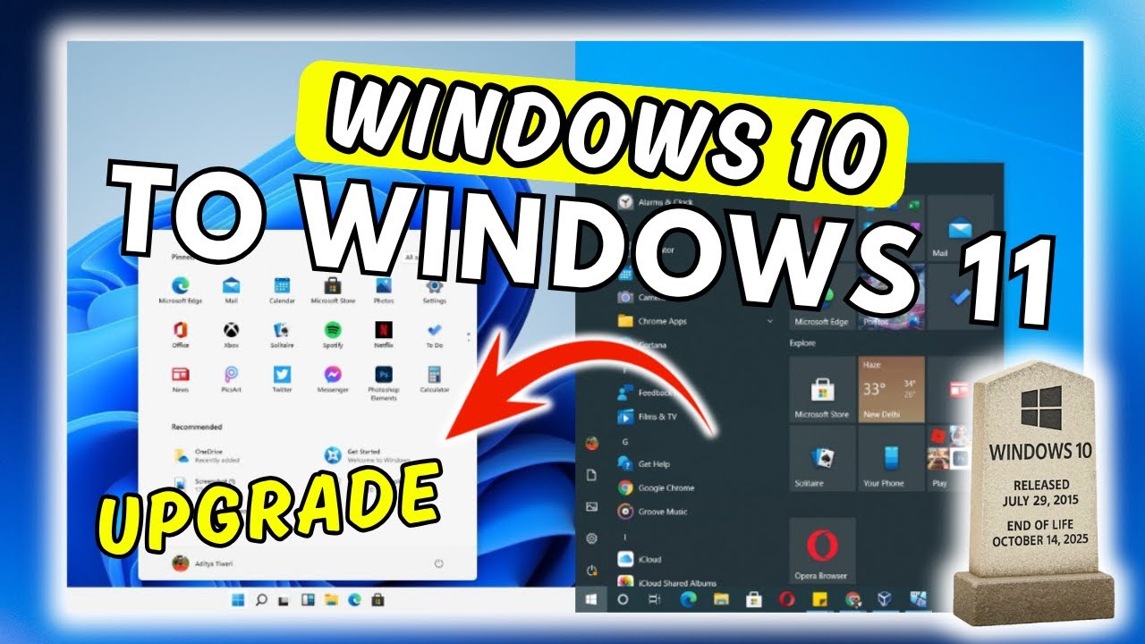 Бесплатное обновление с Windows 10 до Windows 11 БЕЗ ПОТЕРИ ДАННЫХ (новый метод 2025 г.)