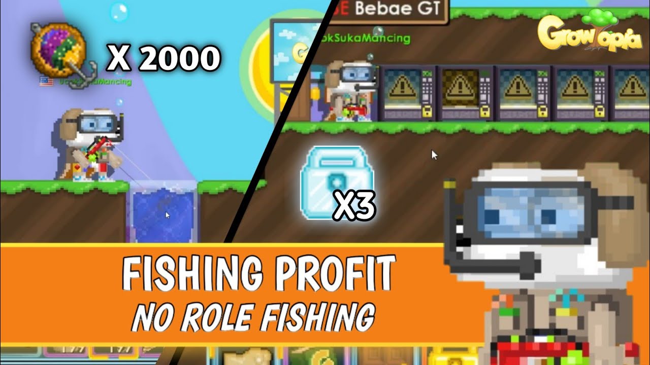 Profit Mancing Tanpa Role Quest!! 2000 Mega Pellet Bait | Growtopia Indonesia