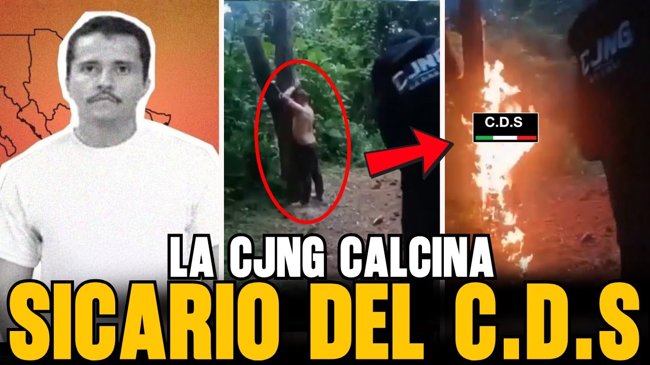 As&iacute; el CJNG QUEM&Oacute; VIVO a SICARIO rival en plena guerra contra Sinaloa