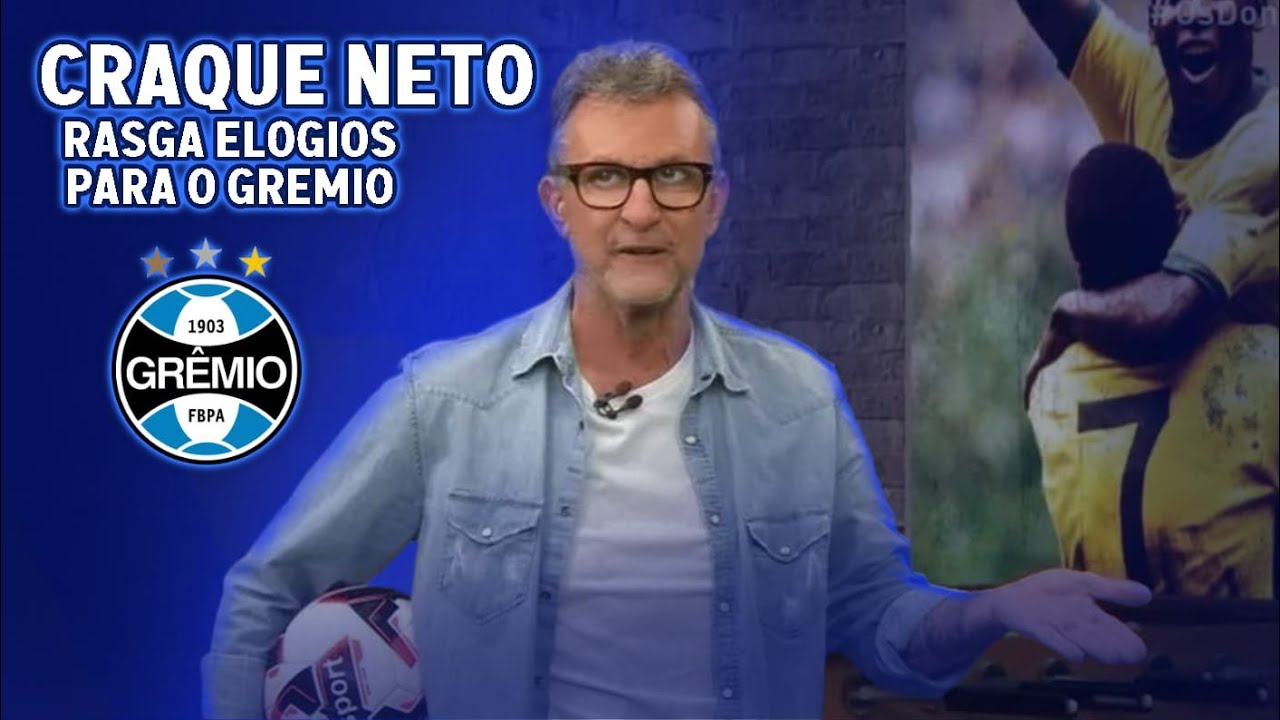 CRAQUE NETO RASGA ELOGIO PARA O GRÊMIO E OS INTERNAUTAS VAI A LOUCURA, GRÊMIO CAMPEÃO GAUCHO 2026